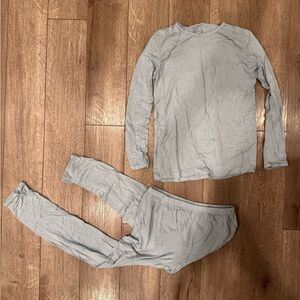Kyte Long Sleeve Pajamas in Fog